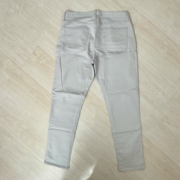 Banana Republic Travel Jean - Mens Khaki Jean Pant Light Grey 32x32 Athletic Fit - Picture 4 of 4